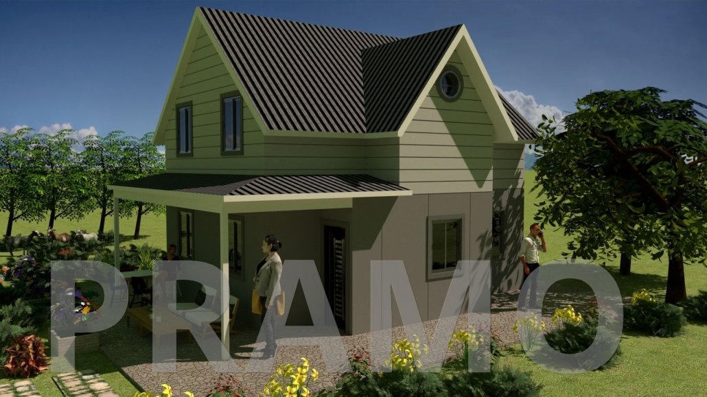 101 M2 DOUBLE STOREY STEEL HOUSING