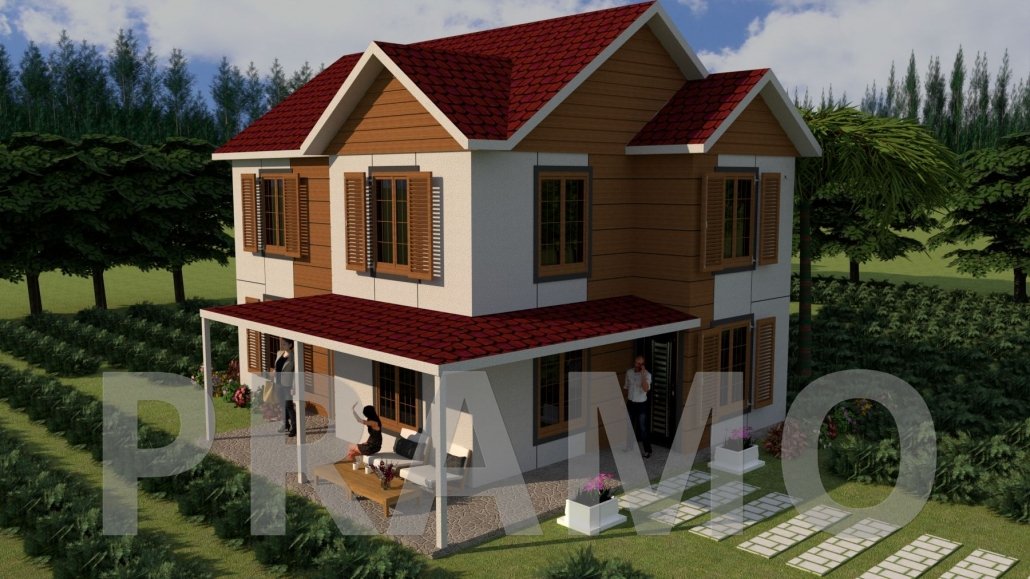 146 M2 DOUBLE STOREY STEEL HOUSING