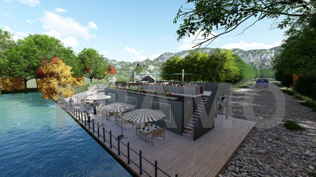 185 M2 MODULE STEEL CAFÉ