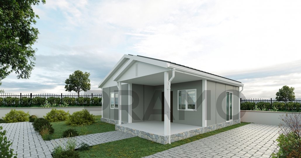 65 m2 SINGLE STOREY PREFABRICATED HOUSING