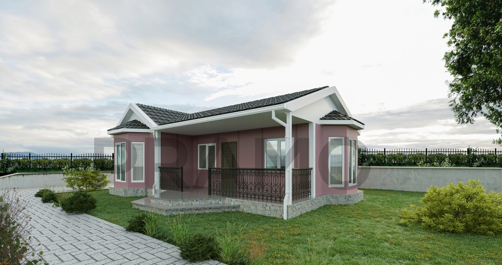 95 m2 SINGLE STOREY PREFABRICATED HOUSING