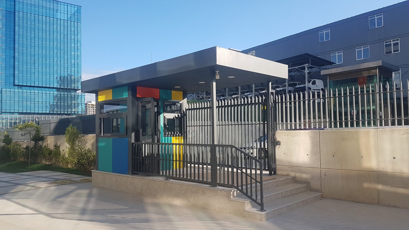 Pendik Okul Binası Resepsiyon Modülü Pramo Prefabrik1