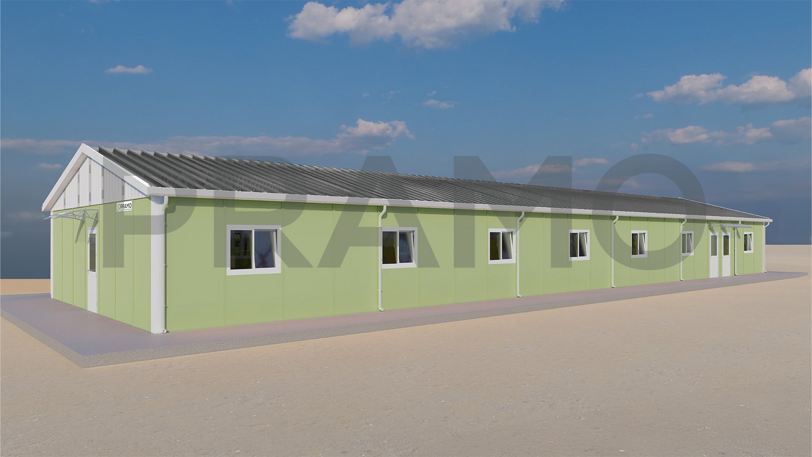 260m² PREFABRICATED DINING HALL