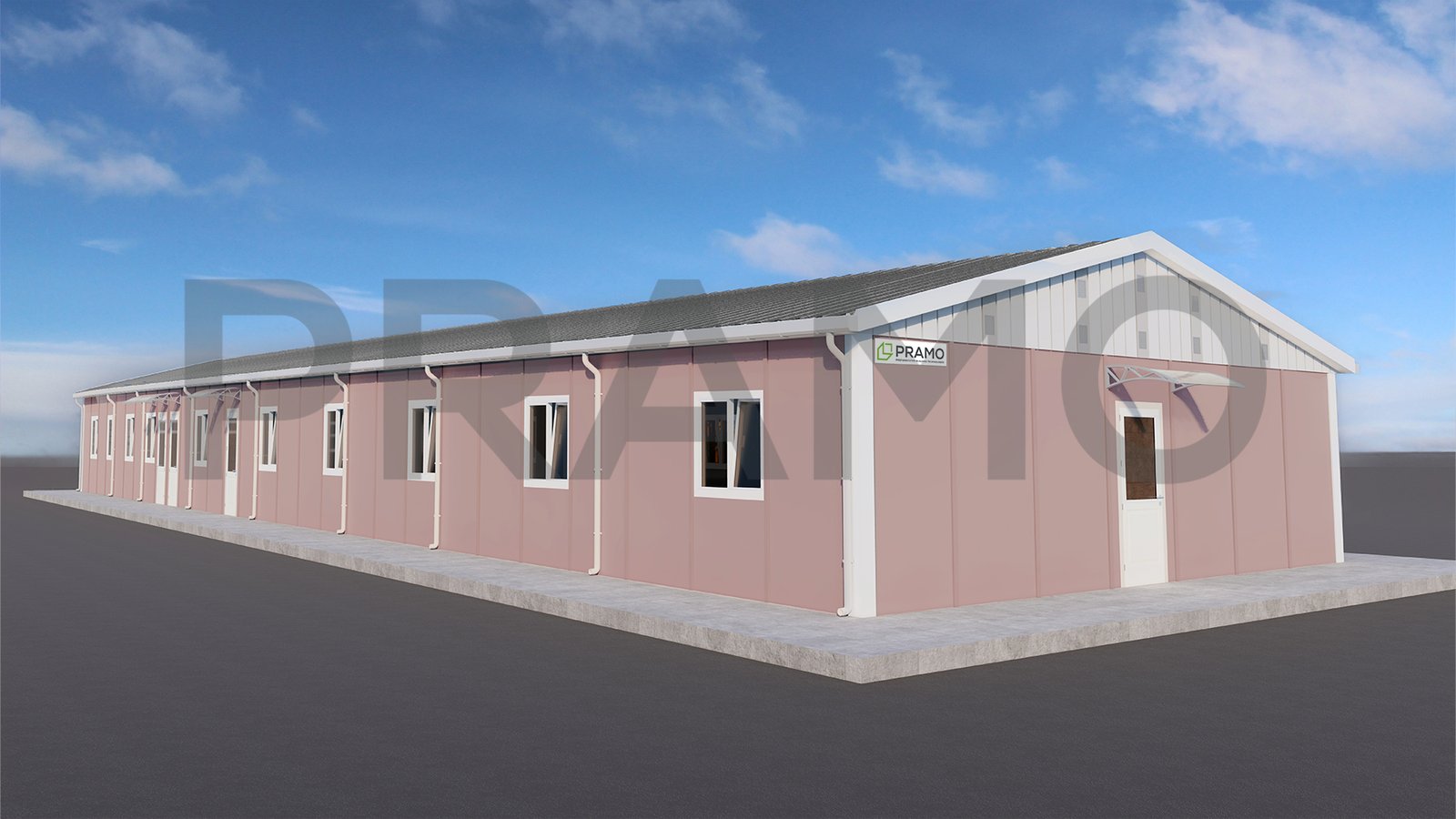 328m² PREFABRICATED DINING HALL