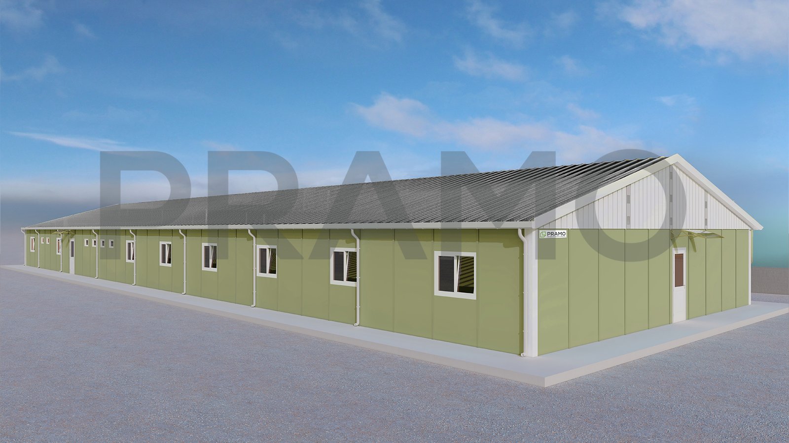 513m² Prefabricated Engineer Dormitory