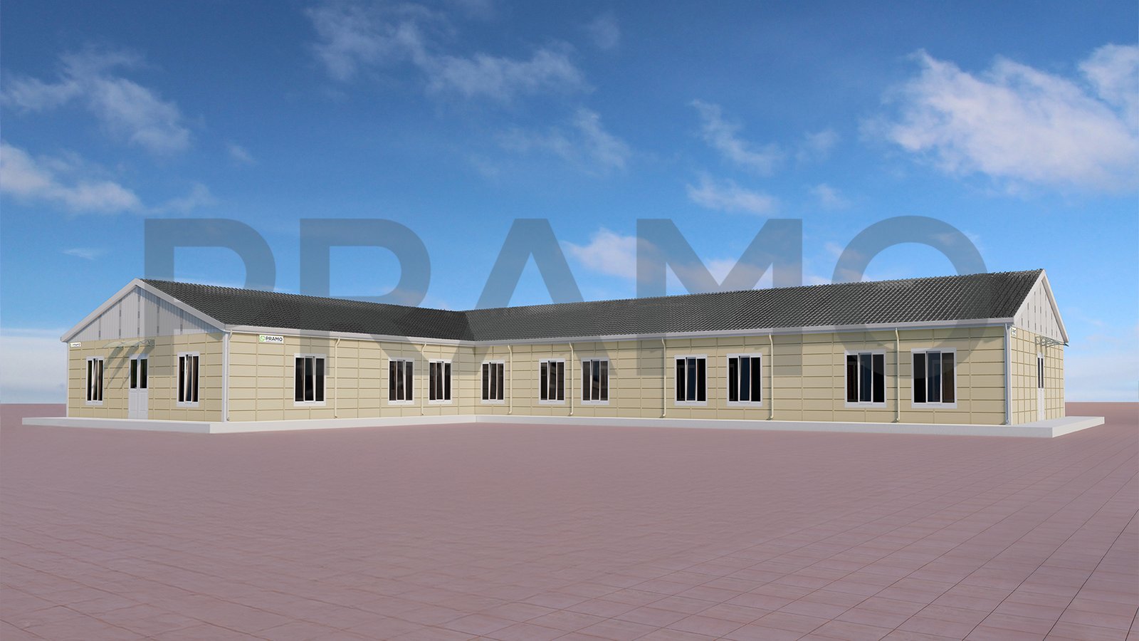 656m² PREFABRICATED School Buildings