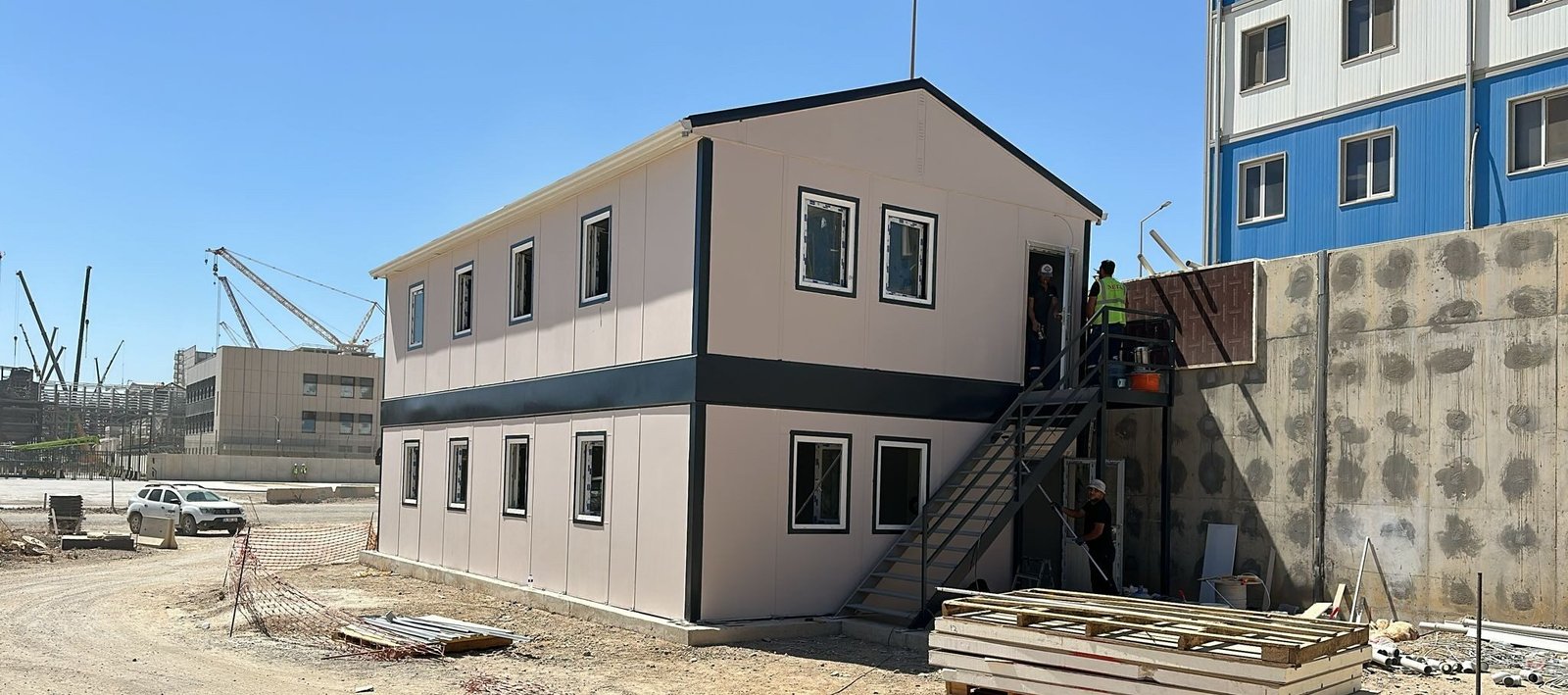 Çift Katlı Prefabrik Ana Okulu - Pramo (3)