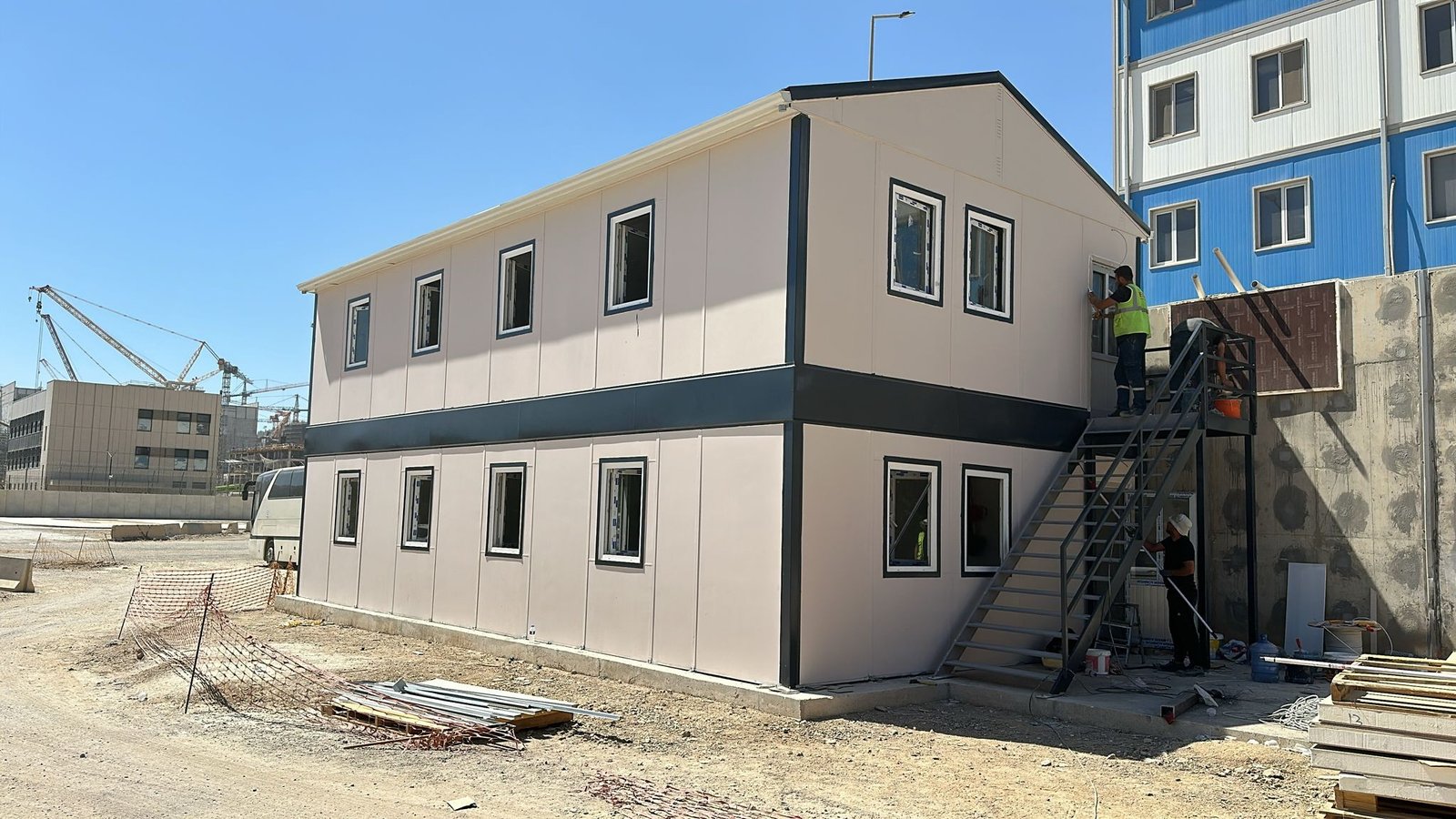 Çift Katlı Prefabrik Ana Okulu - Pramo (4)