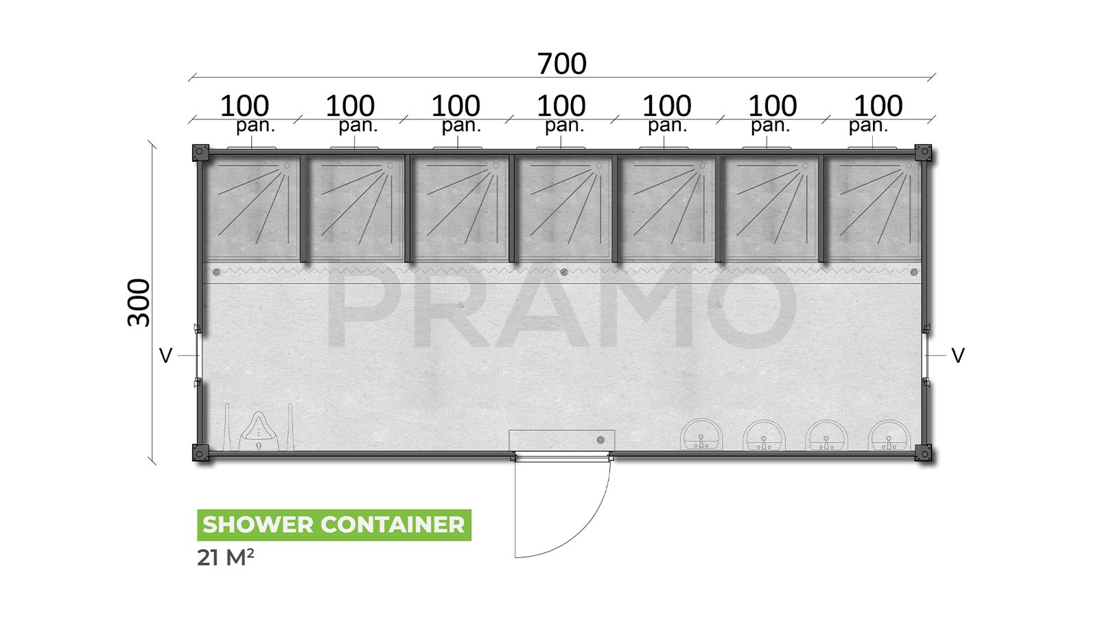 PRM 117 WC - SHOWER