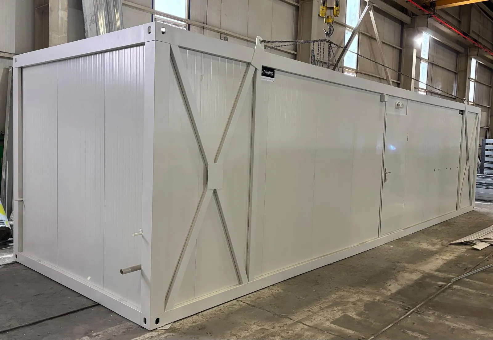 7x10 storage container designed for versatile use in cargo handling, warehouse storage, and secure material protection.