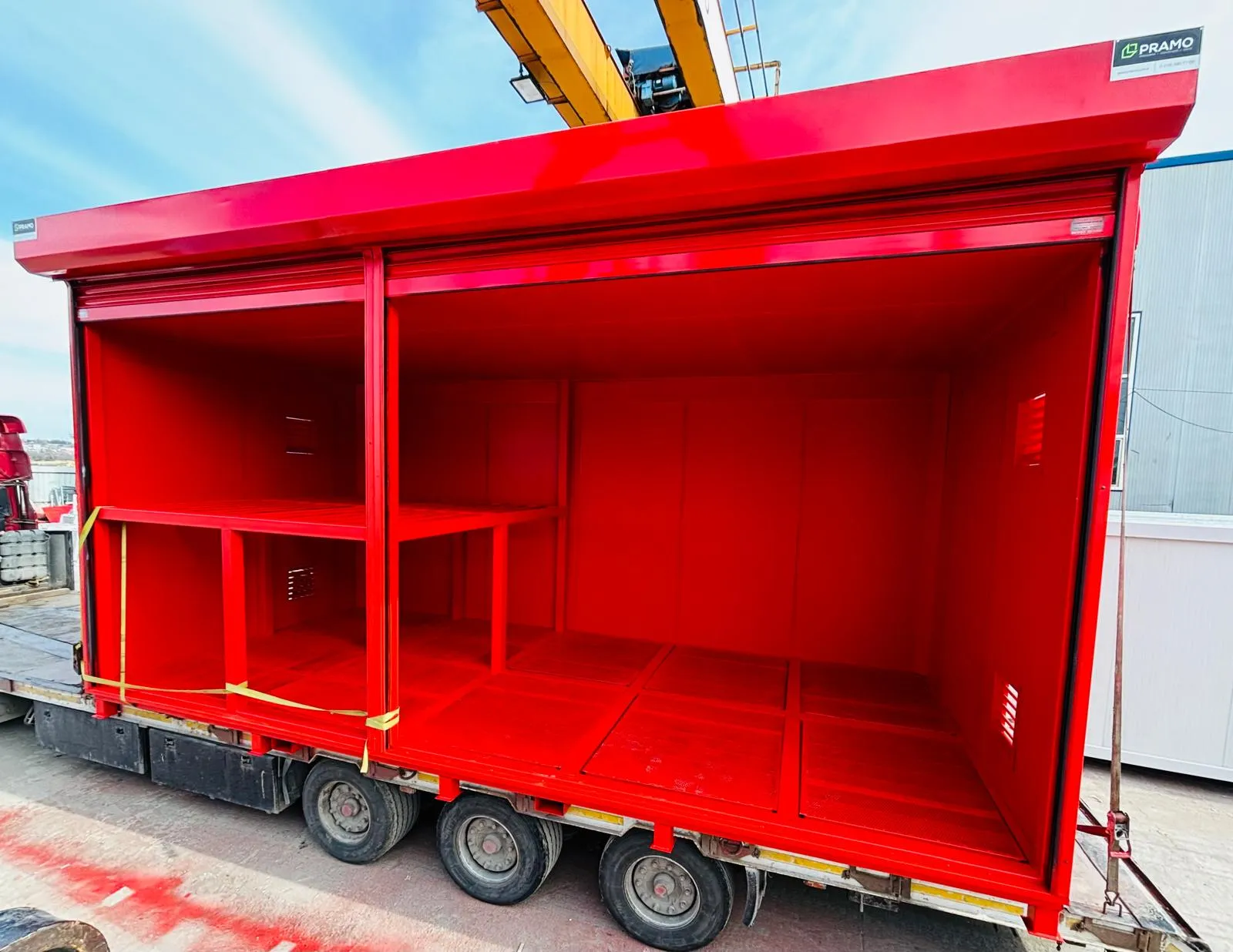 Durable waste and hygiene container designed for secure industrial use, safe waste collection, and hygienic storage solutions.