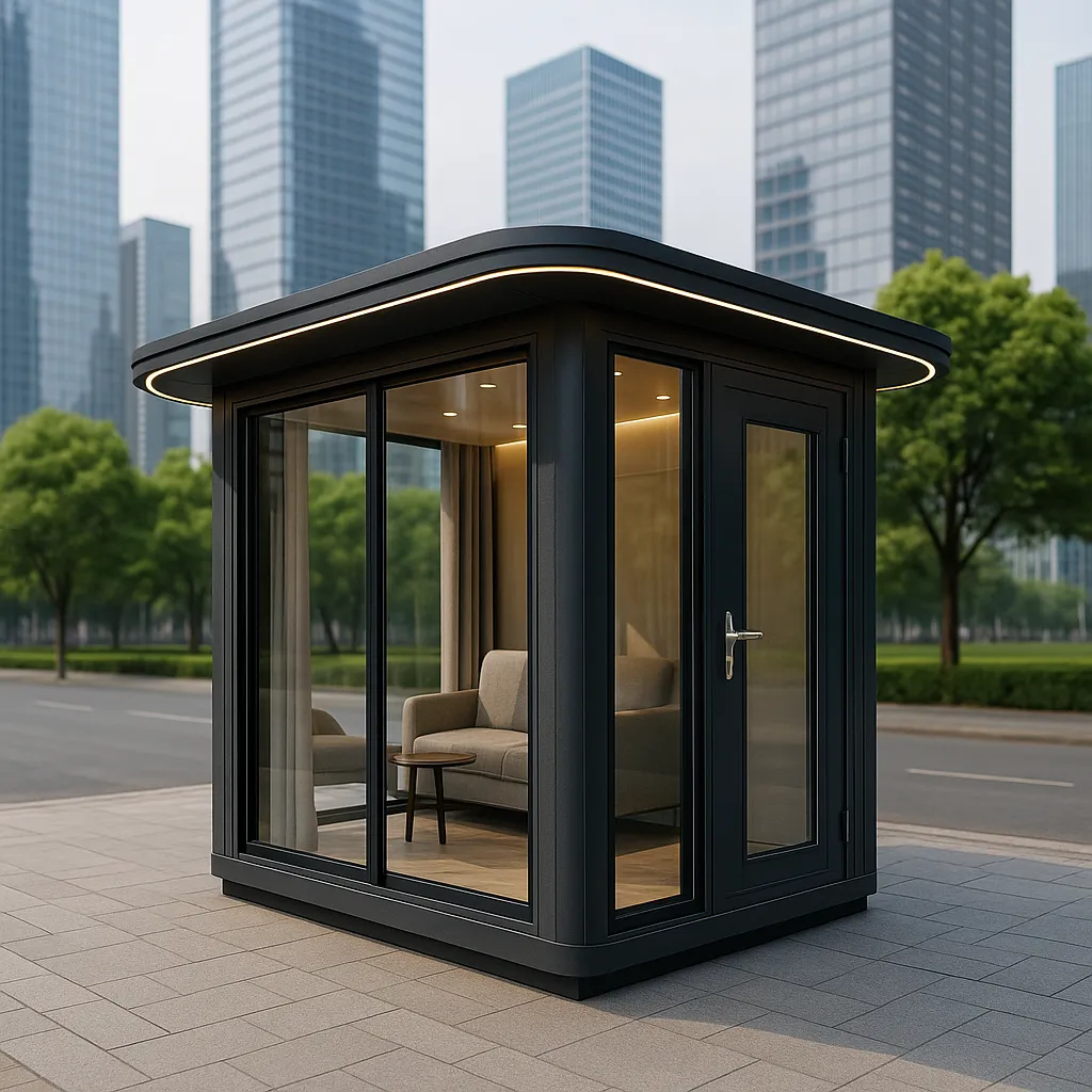 Modern Metropolitan Cabin exterior design.
