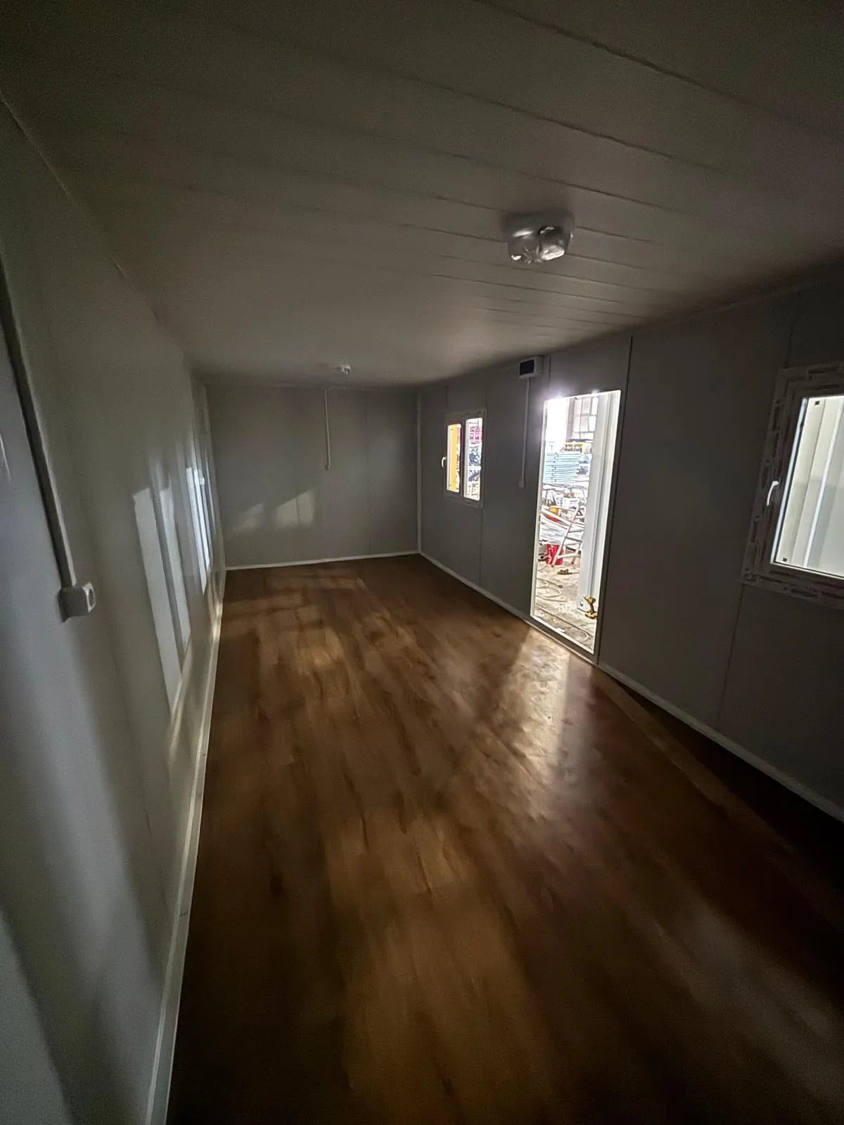 High-quality steel structure made with professional flat pack house assembly services.