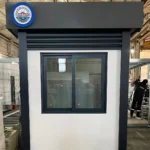 Detail view of Pramo Metropol Cabin panels