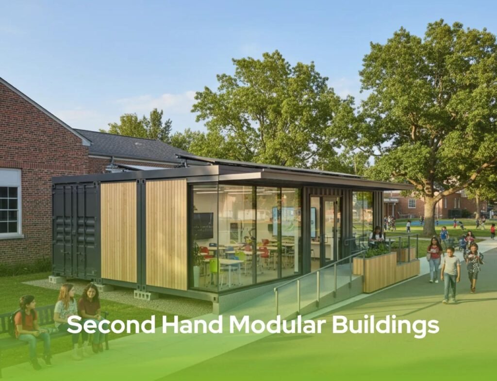 Second hand modular buildings used for fast, cost-effective and relocatable modular construction solutions.