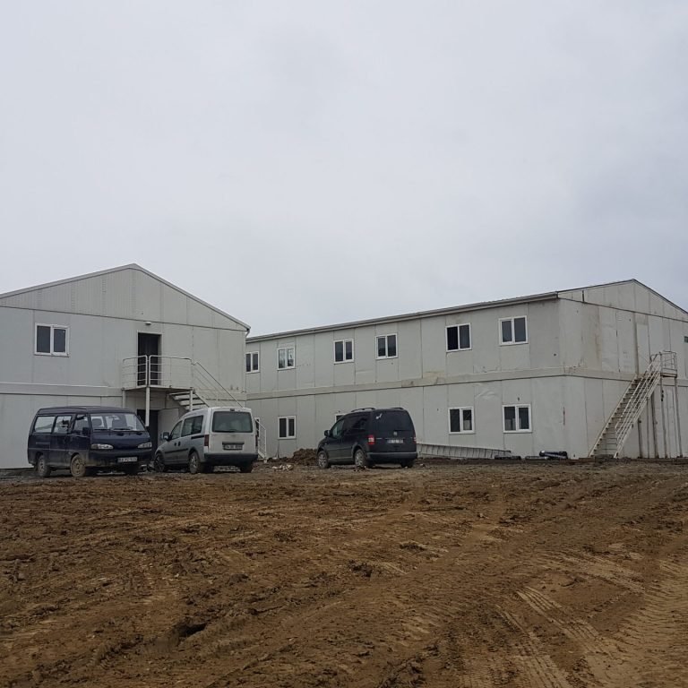 İBNİ HALDUN ÜNİ. PREFABRİK OFİS VE YEMEKHANE BİNASI. pramo prefabrik 1